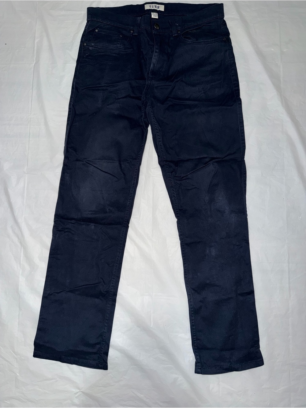 ROWN Straight-Leg Jeans in Dark Navy